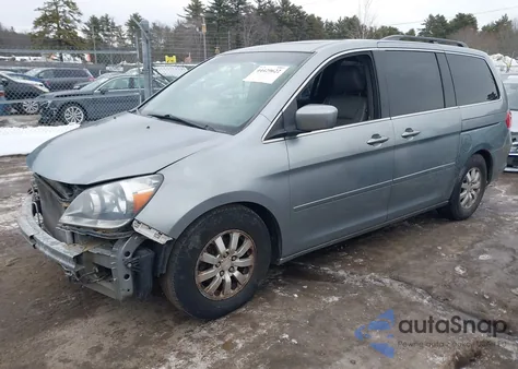 2010 Honda Odyssey Ex-L z USA, uszkodzony, nr VIN 5FNRL3H78AB028584
